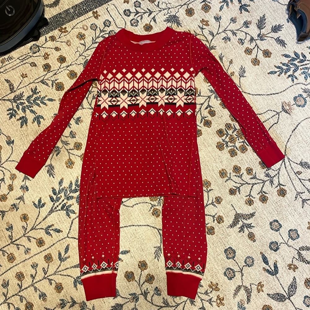 Hanna Andersson size 5 Christmas  pajamas